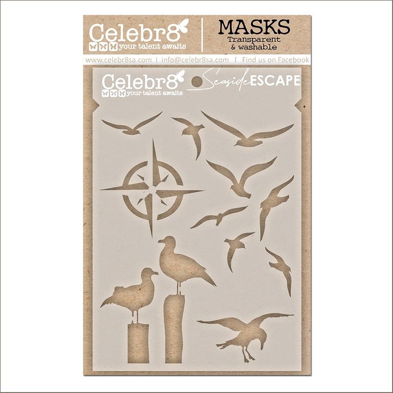 SEASIDE ESCAPE STENCIL