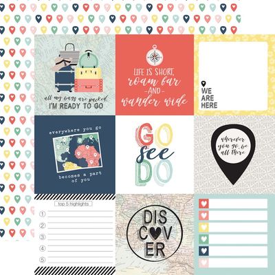 AWAY WE GO - 4x4 JOURNAL CARDS