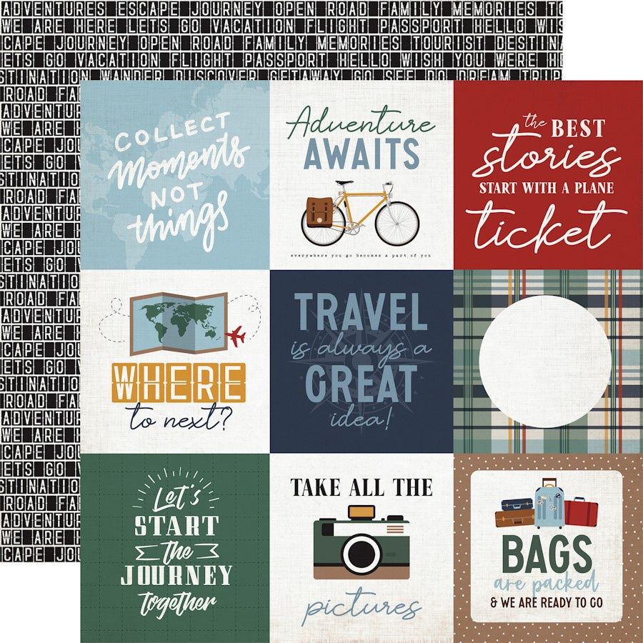 LET&#39;S GO TRAVEL - 4x4 JOURNAL CARDS