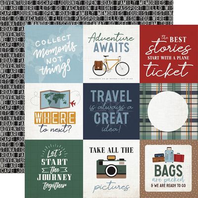 LET&#39;S GO TRAVEL - 4x4 JOURNAL CARDS