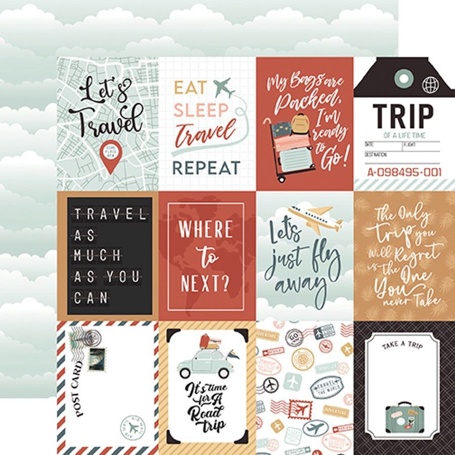 LET&#39;S TAKE THE TRIP - 3x4 JOURNAL CARDS