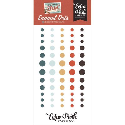LET'S TAKE THE TRIP - ENAMEL DOTS