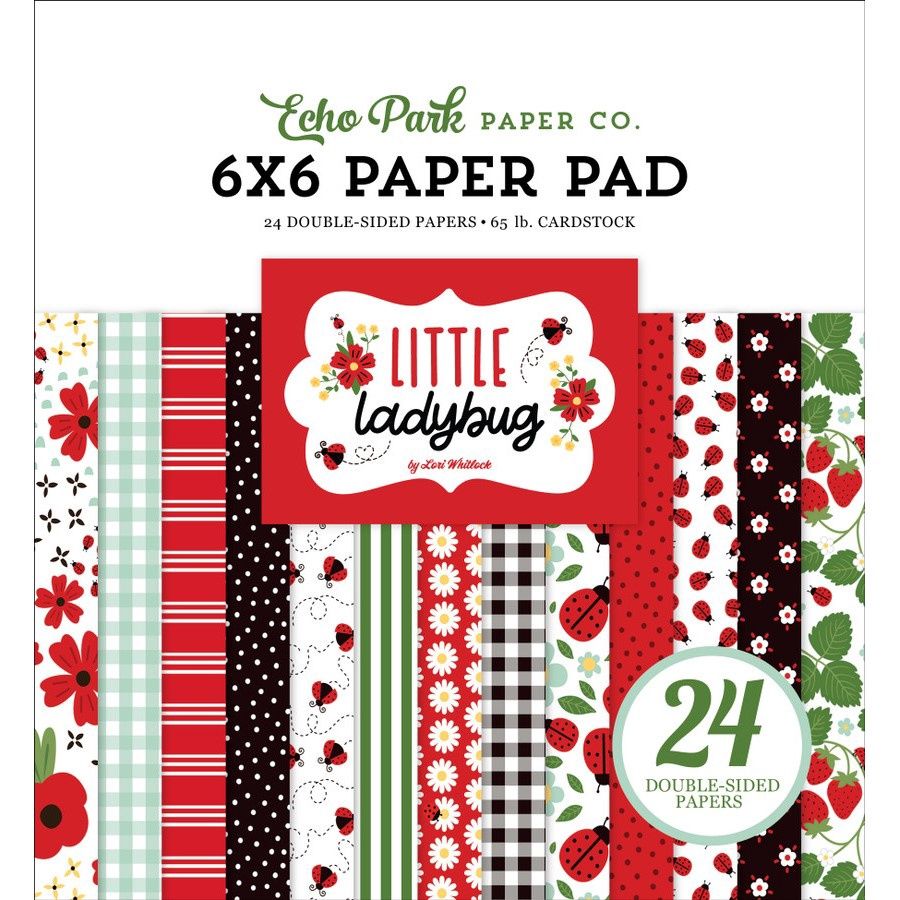 LITTLE LADYBUG 6x6 PAPER PAD