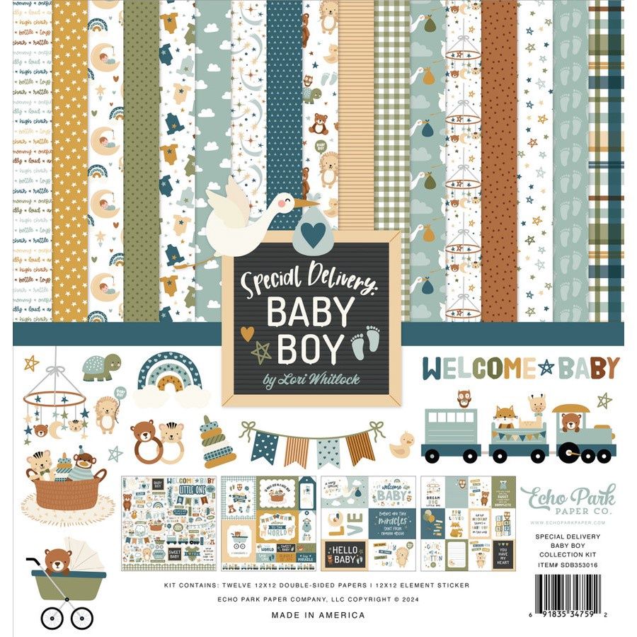 SPECIAL DELIVERY BABY BOY COLLECTION KIT
