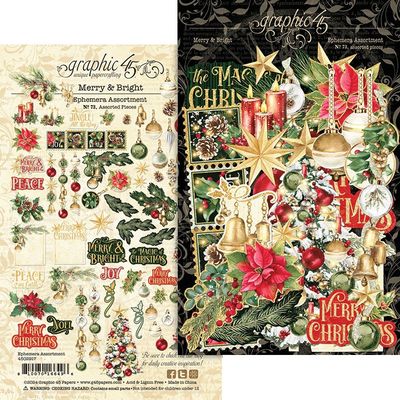 MERRY &amp; BRIGHT EPHEMERA ASSORTMENT