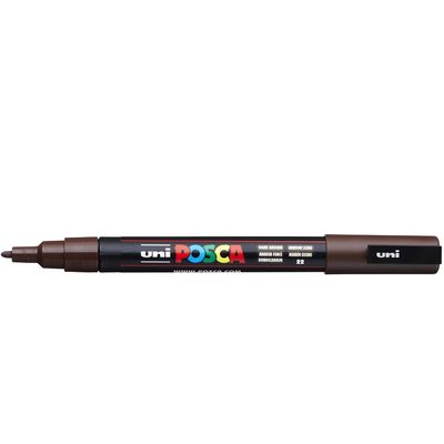DARK BROWN FINE BULLET TIP MARKER