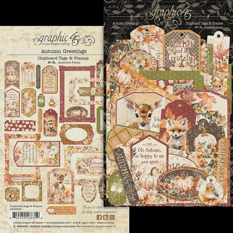 AUTUMN GREETINGS - TAGS &amp; FRAMES