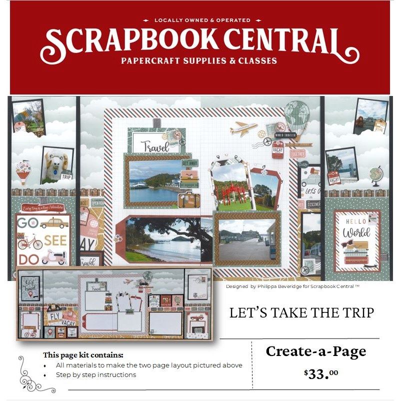 LET&#39;S TAKE THE TRIP PAGE KIT
