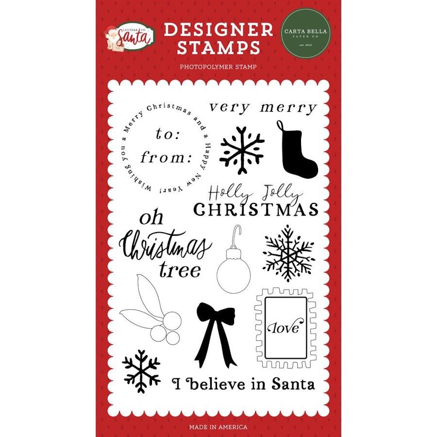 I BELIEVE IN SANTA STAMP SET