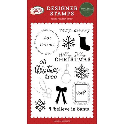 I BELIEVE IN SANTA STAMP SET