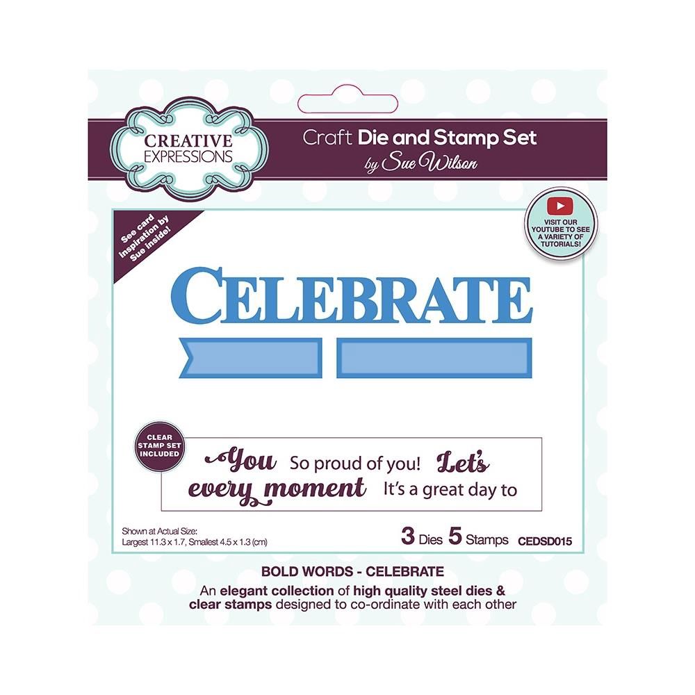 CELEBRATE - DIE &amp; STAMP SET