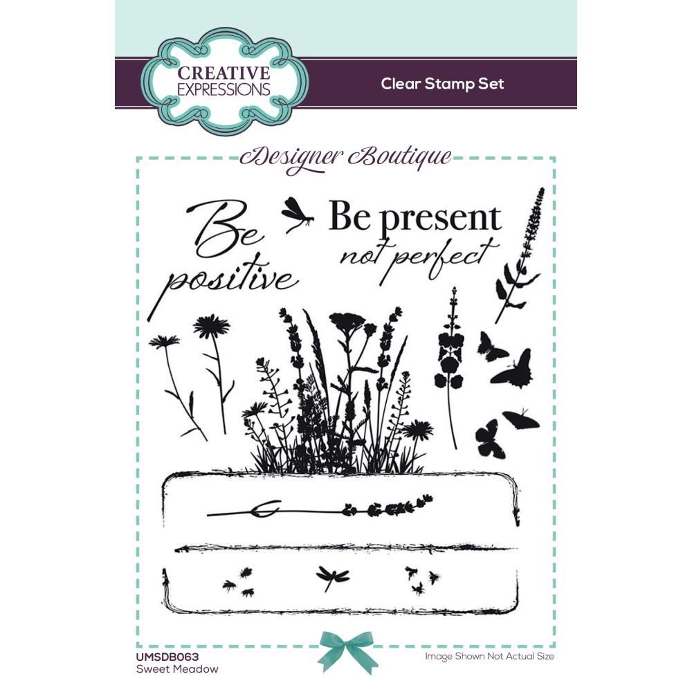 SWEET MEADOW A6 CLEAR STAMP SET