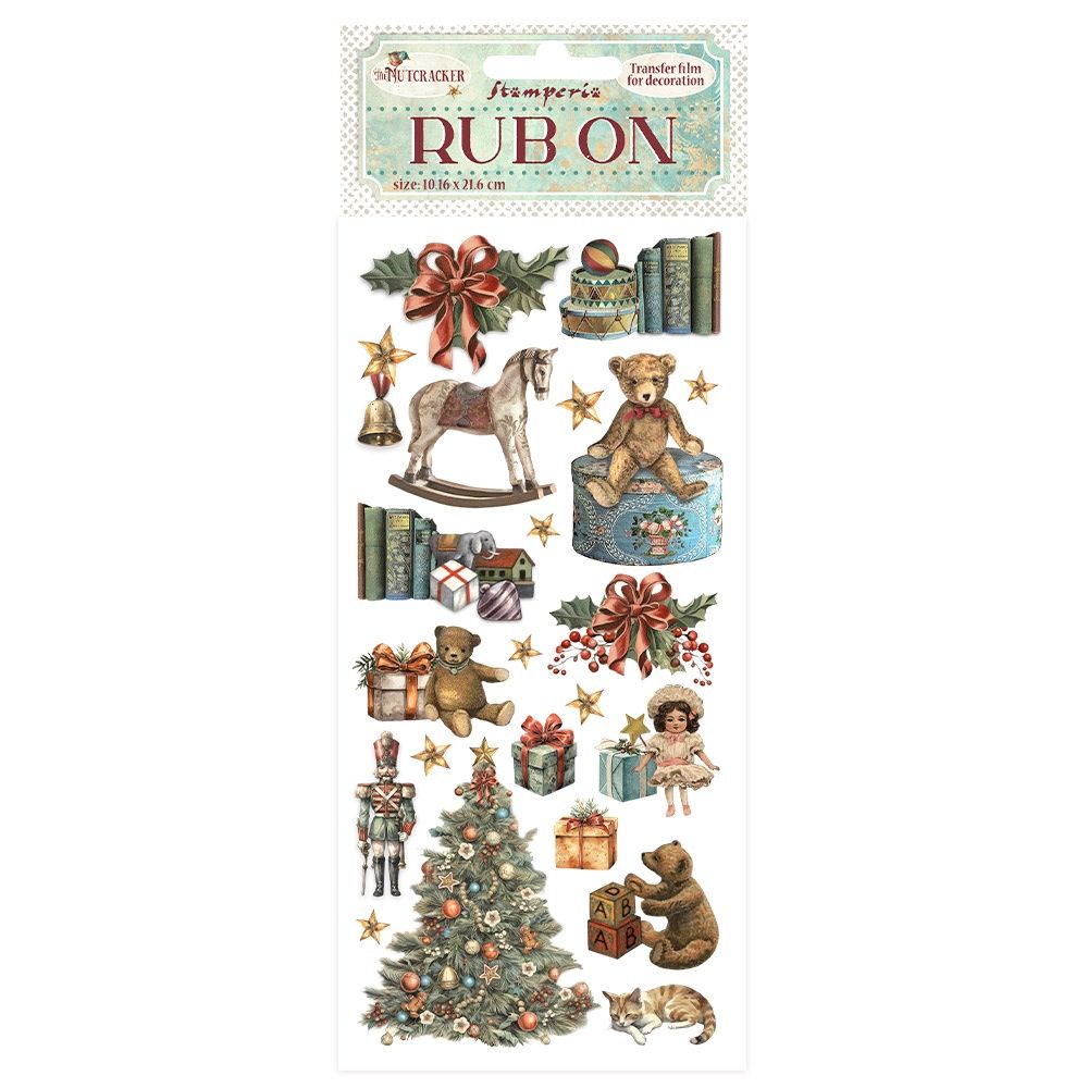 THE NUTCRACKER- TEDDY BEAR RUB-ONS