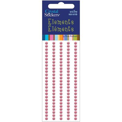 LIGHT PINK CRYSTAL STICKERS