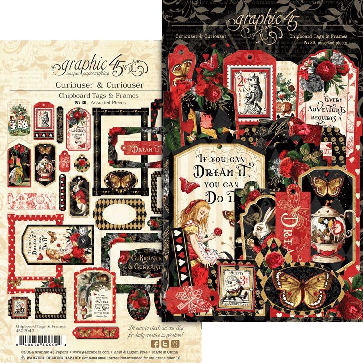 CURIOUSER &amp; CURIOUSER TAGS &amp; FRAMES