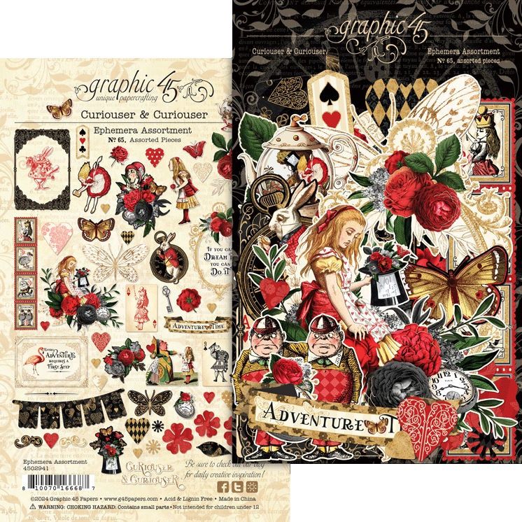 CURIOUSER &amp; CURIOUSER EPHEMERA ASSORTMENT