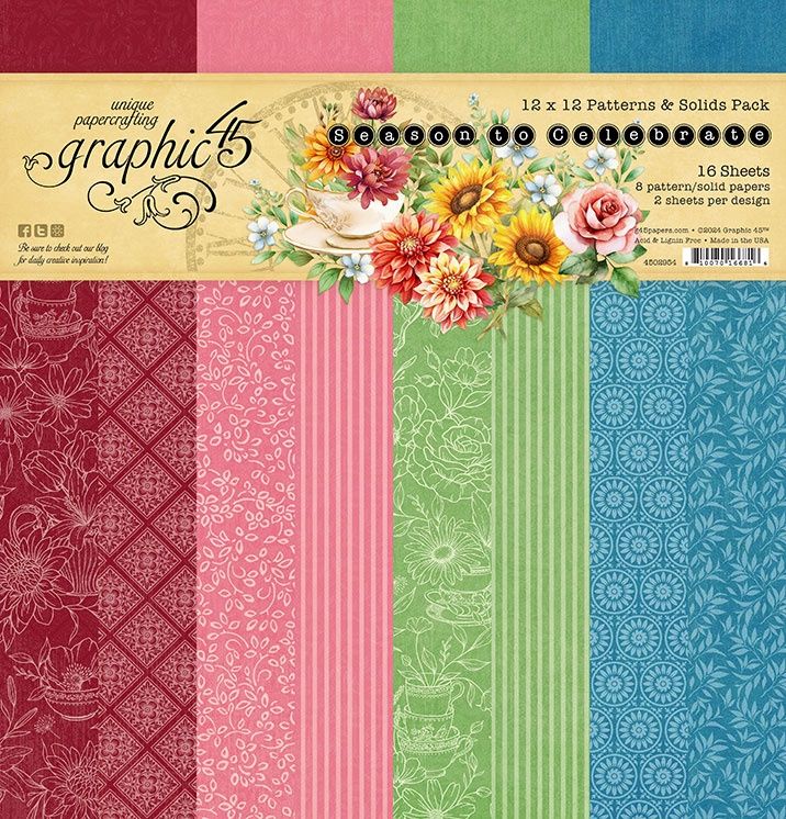 SEASON TO CELEBRATE PATTERNS &amp; SOLIDS PACK