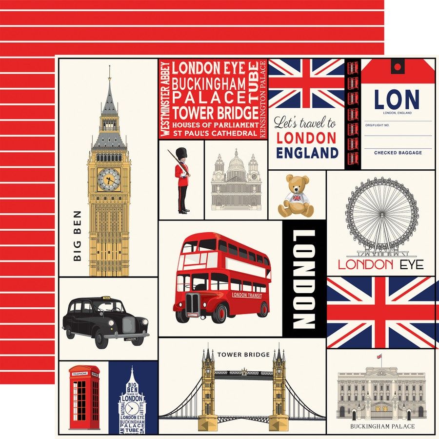 LONDON JOURNALING CARDS