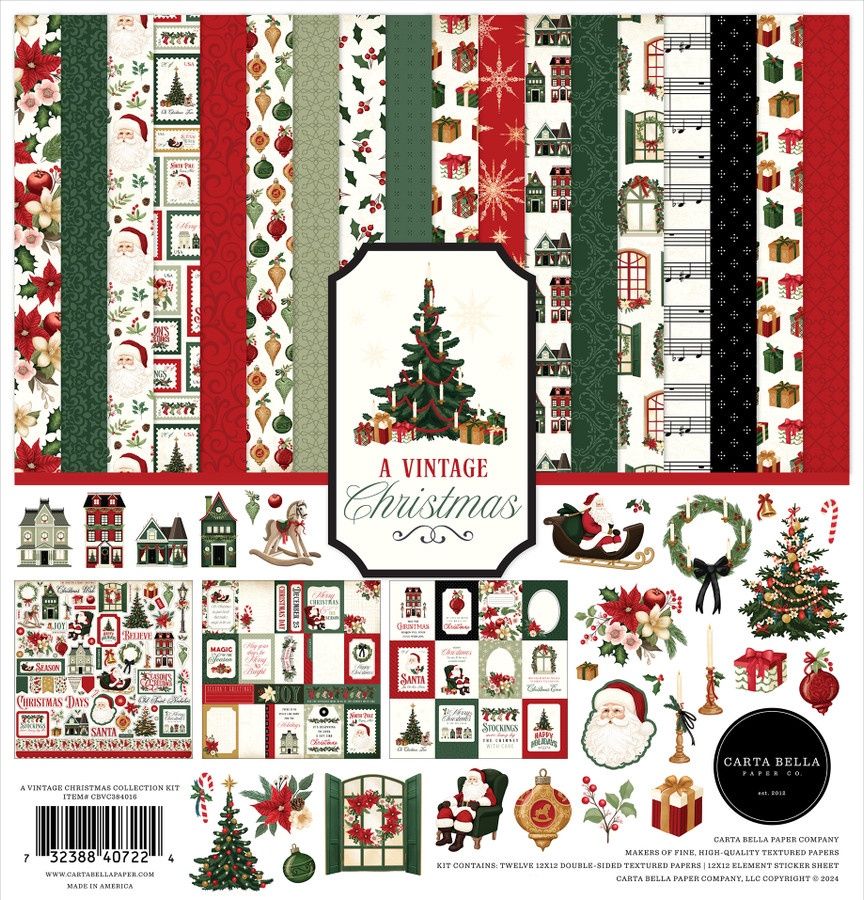 A VINTAGE CHRISTMAS COLLECTION KIT