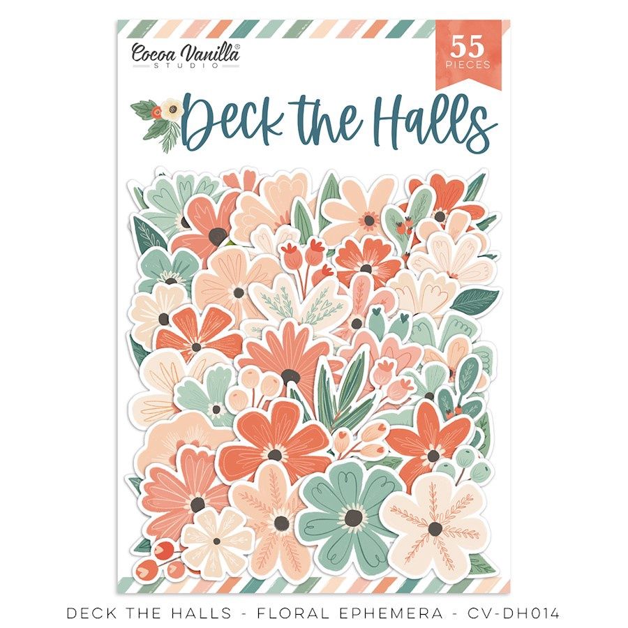 DECK THE HALLS FLORAL EPHEMERA