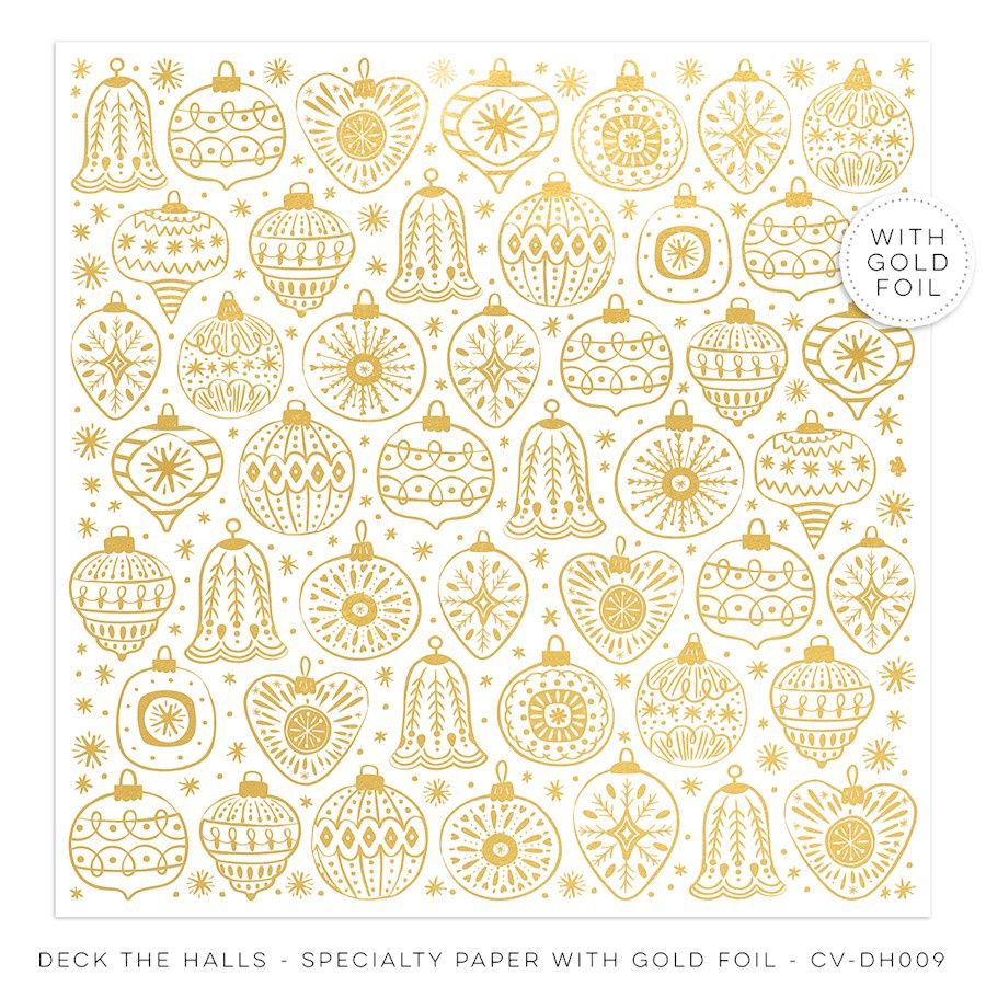 DECK THE HALLS WITH GOLD FOIL