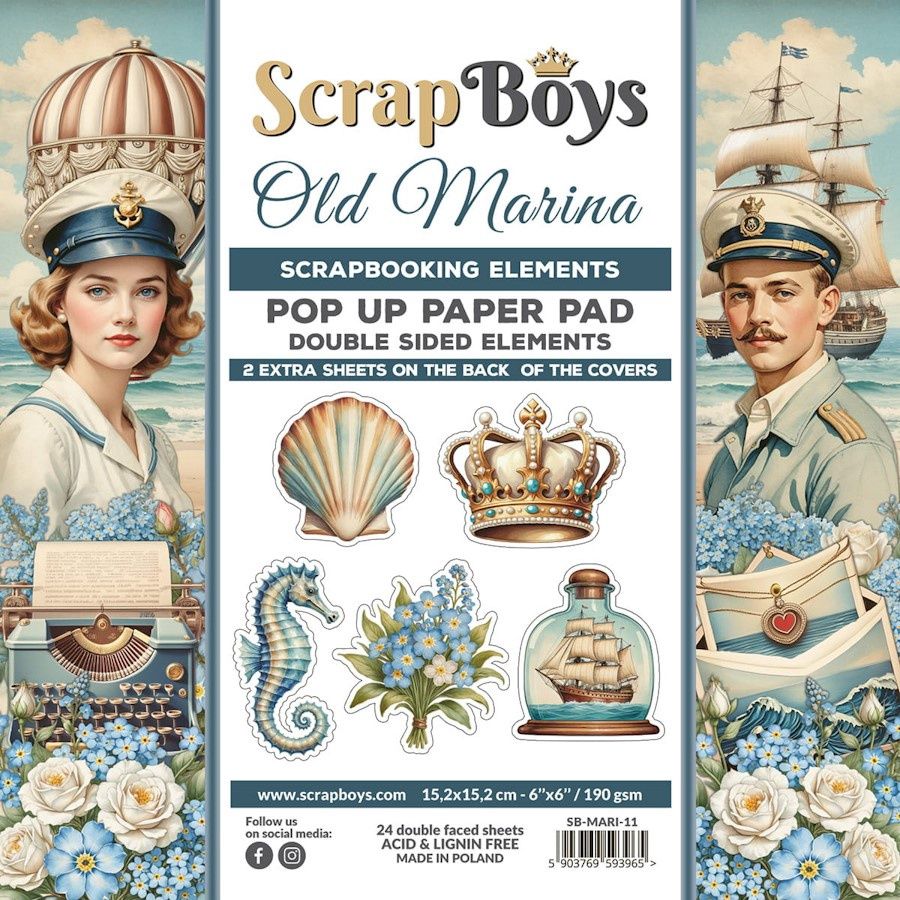 OLD MARINER POP UP PAPER PAD