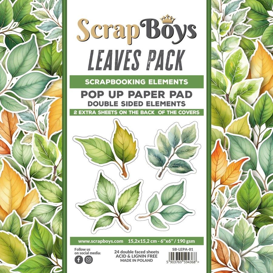 LEAVES PACK POP UP PAPER PAD