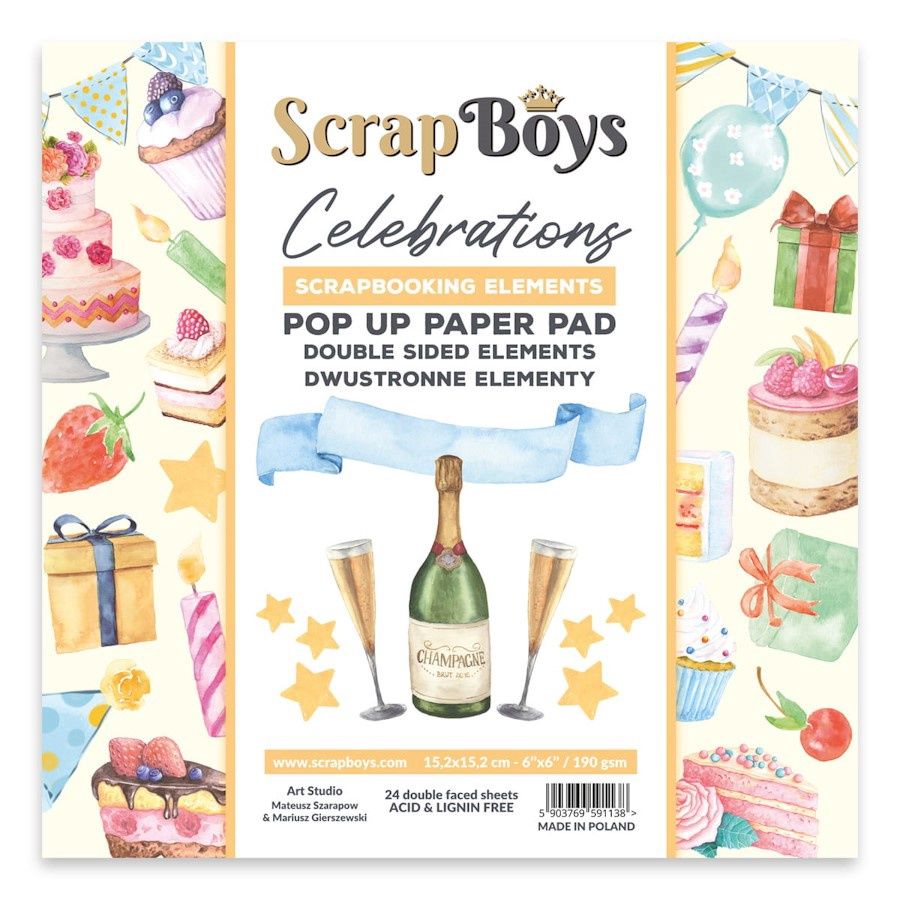 CELEBRATIONS POP UP PAPER PAD