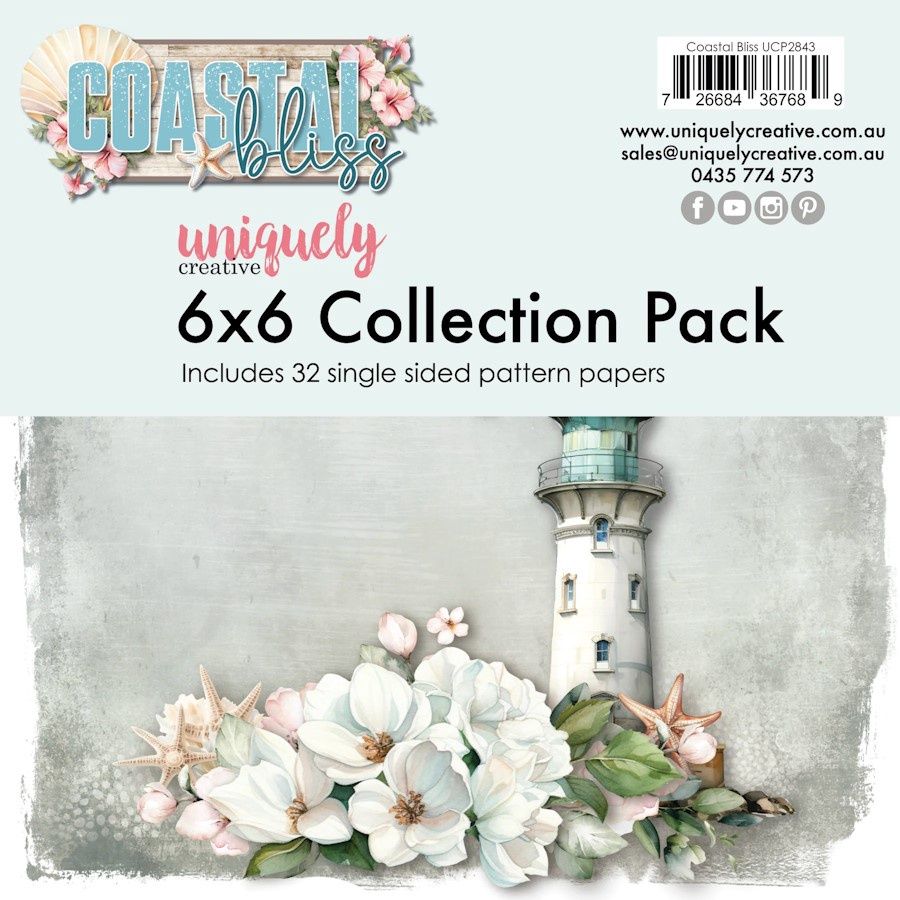 COASTAL BLISS 6x6 COLLECTION PACK