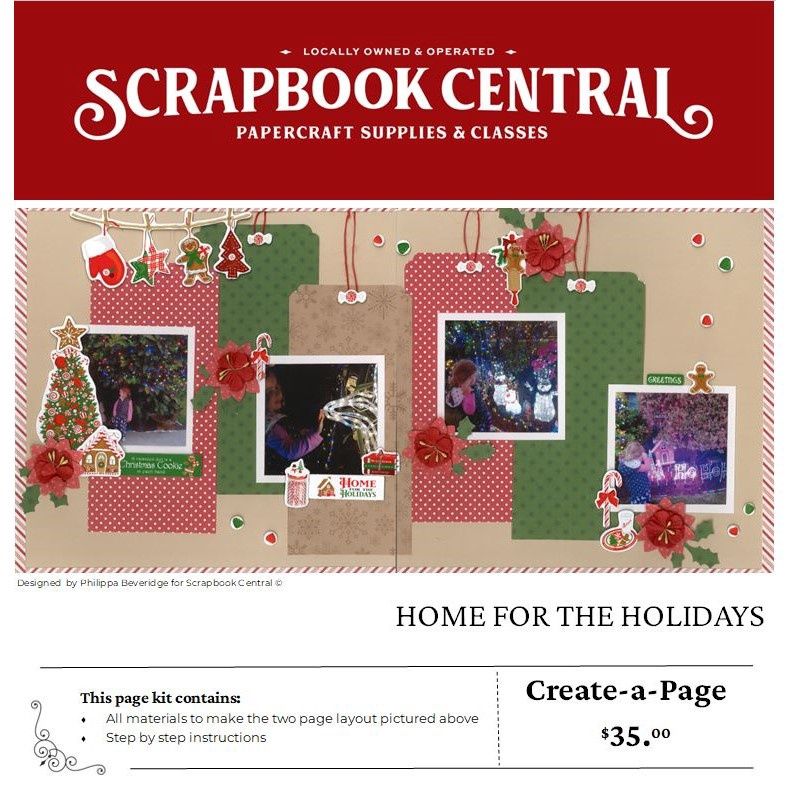 HOME FOR THE HOLIDAYS PAGE KIT