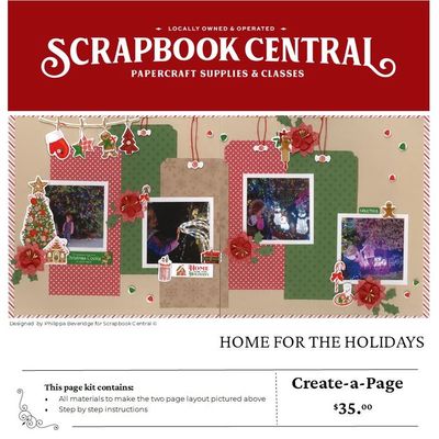 HOME FOR THE HOLIDAYS PAGE KIT