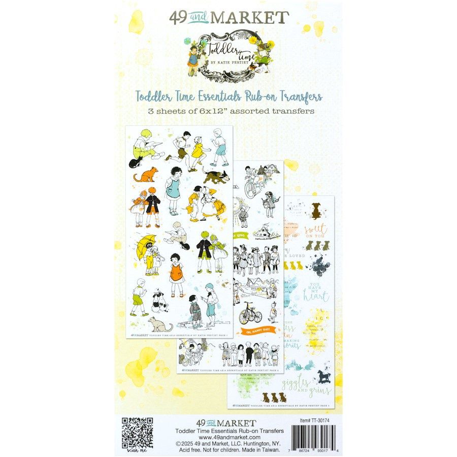 TODDLER TIME ESSENTIALS RUB-ON TRANSFERS