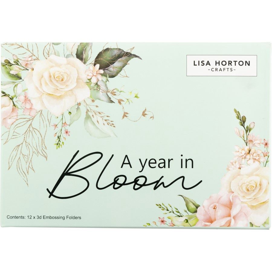 A YEAR IN BLOOM EMBOSSING FOLDERS