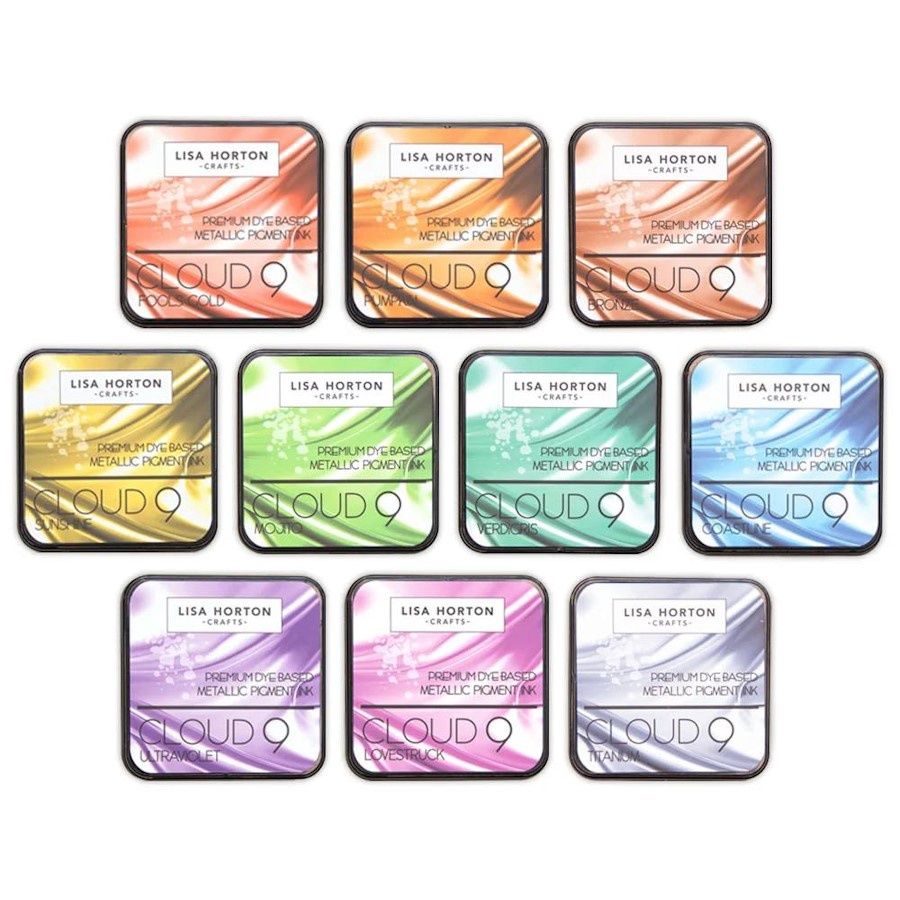 CLOUD 9 PREMIUM DYE-BASED METALLIC INK PADS