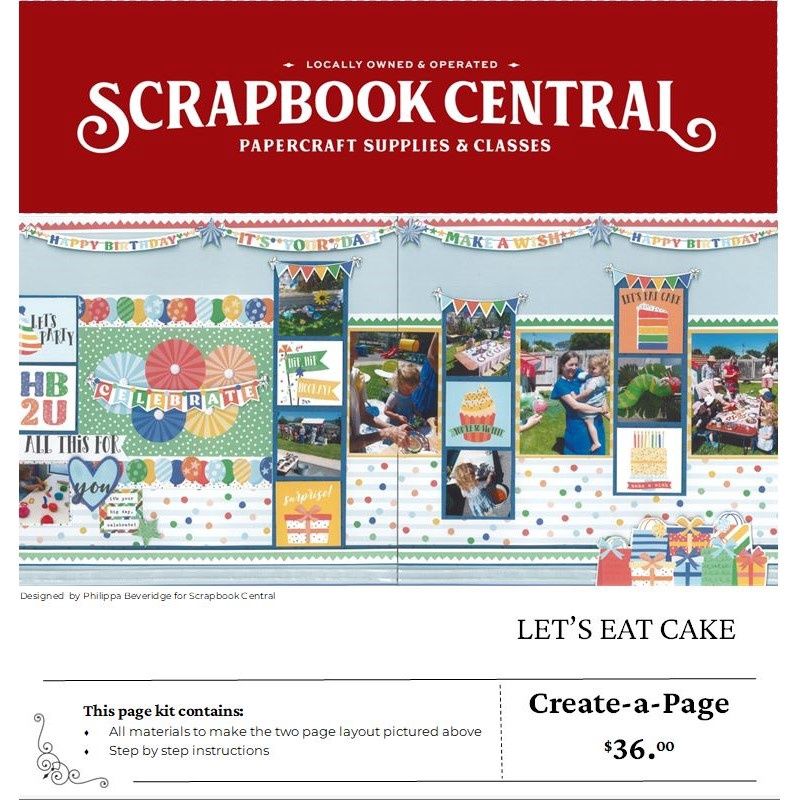 LET&#39;S EAT CAKE PAGE KIT