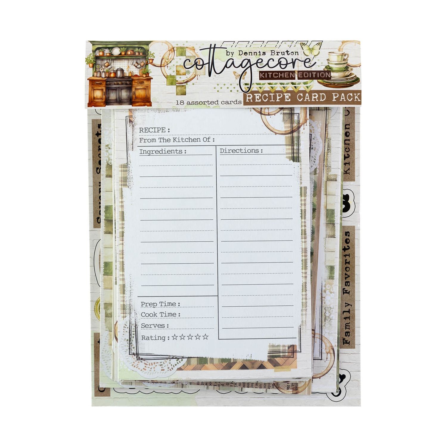 RECIPE CARDS - COTTAGECORE