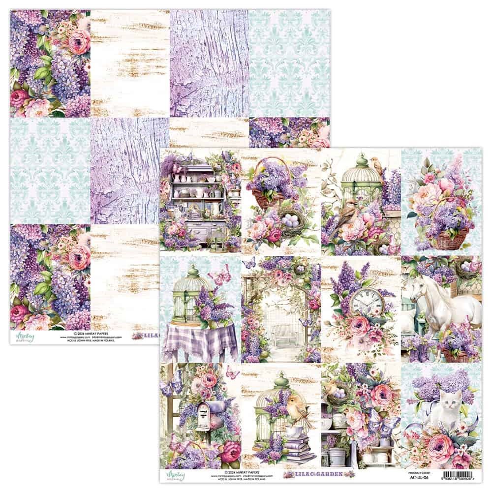 LILAC GARDEN PAPER #06