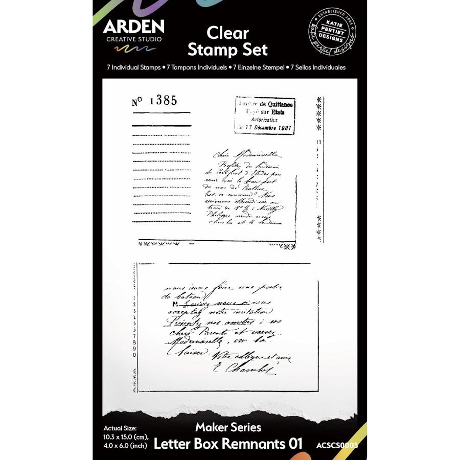 LETTERBOX REMNANTS  STAMP SET - HIDDEN CREEK