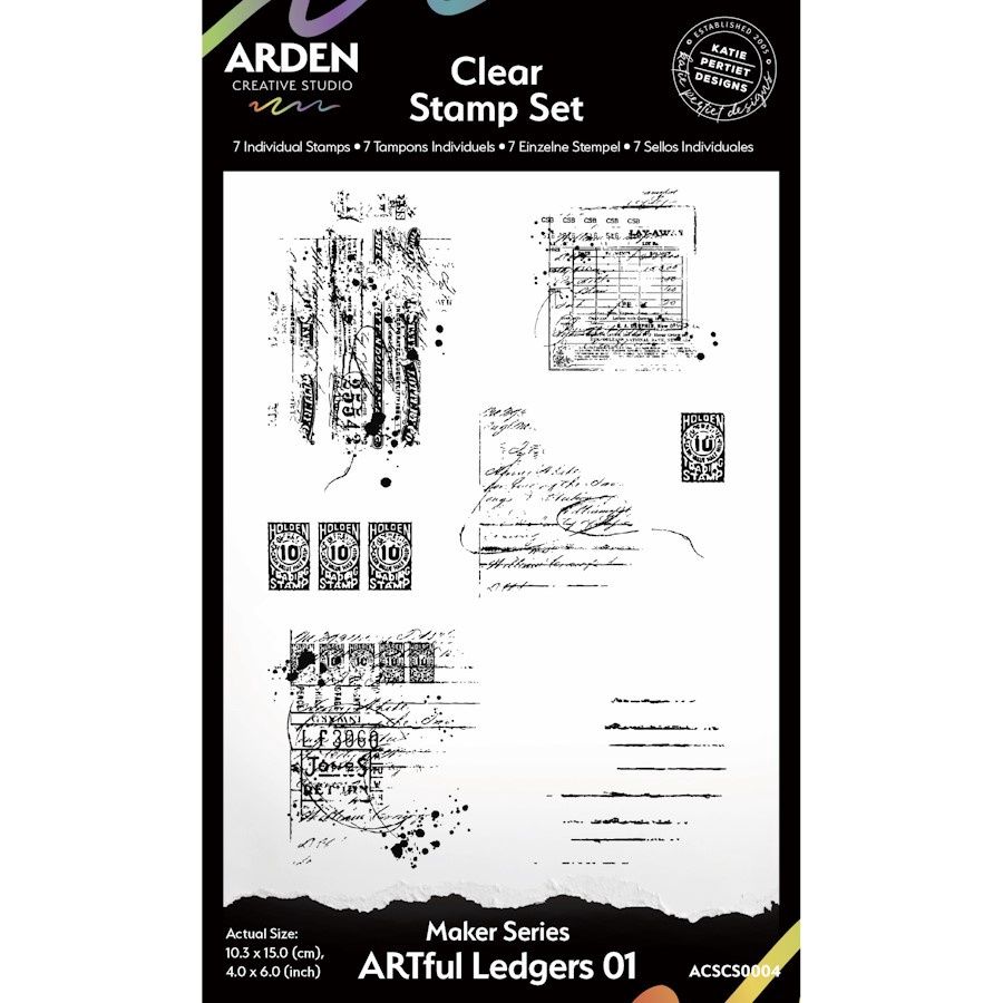 ARTFUL LEDGERS STAMP SET - HIDDEN CREEK