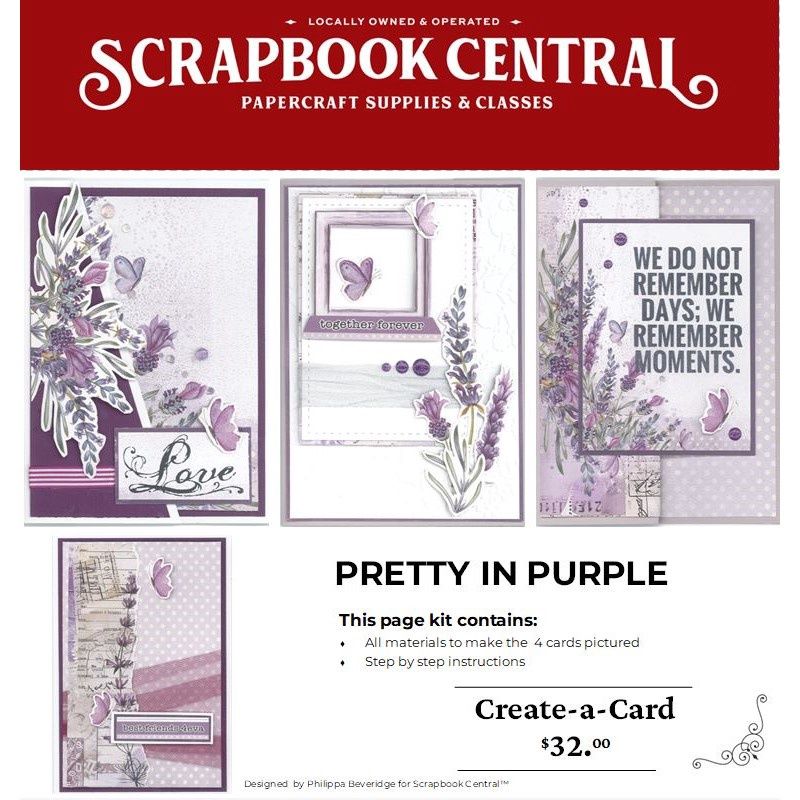 PRETTY IN PURPLE CARD KIT