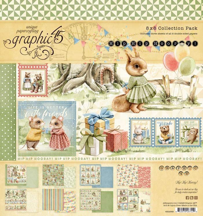 HIP HIP HOORAY 8x8 COLLECTION PACK