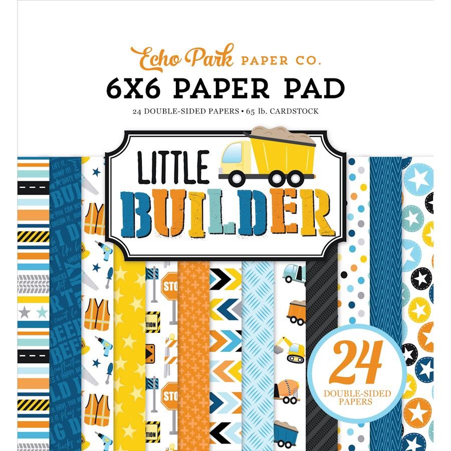 LITTLE BUILDER 6x6 PAPER PAD