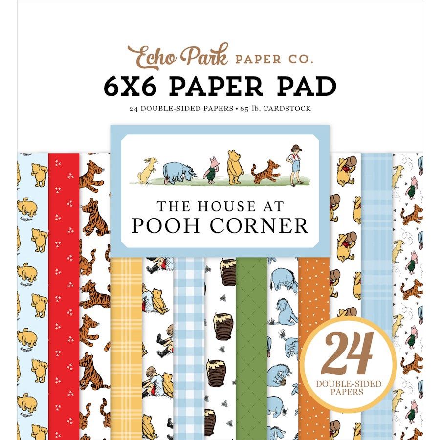 THE HOUSE AT POOH CORNER 6x6 PAPER PAD