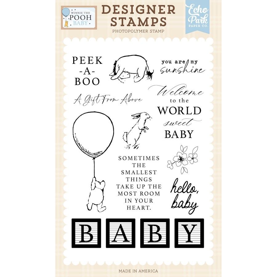 PEEK A BOO STAMP SET