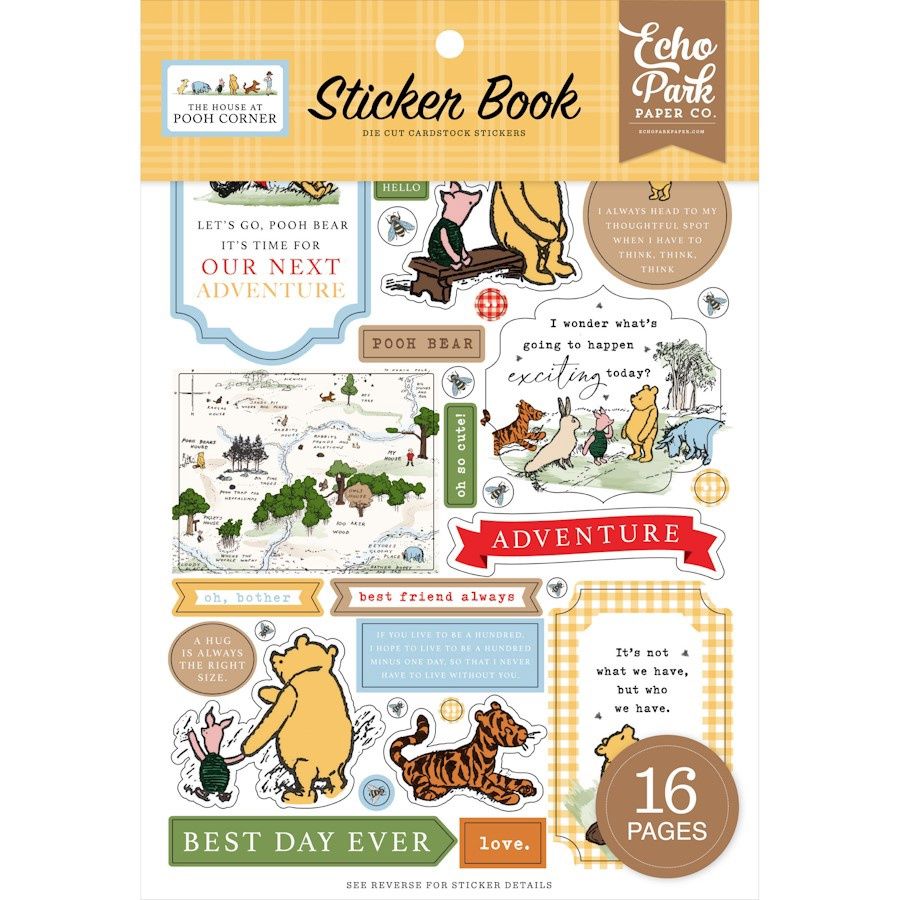 THE HOUSE AT POOH CORNER STICKER BOOK