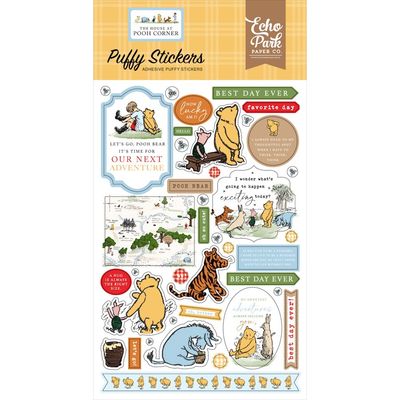 THE HOUSE AT POOH CORNER - PUFFY STICKERS