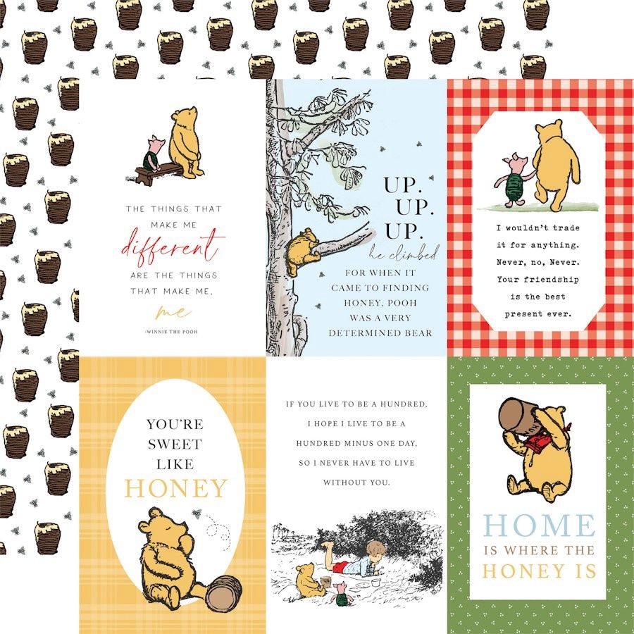 4x6 JOURNAL CARDS - HOUSE AT POOH CORNER