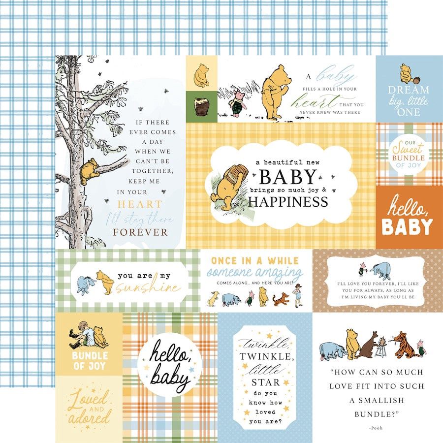 MULTI JOURNAL CARDS - WINNIE THE POOH BABY