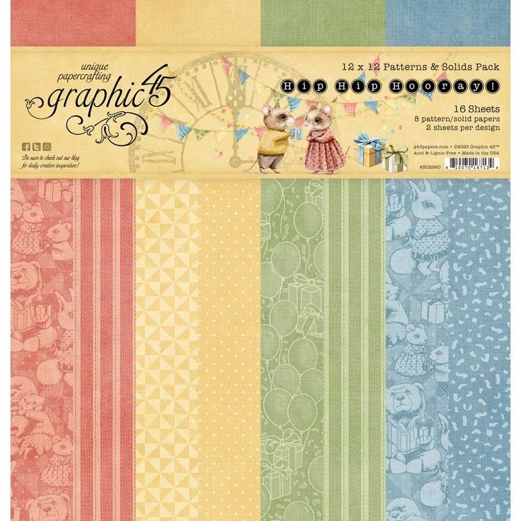 HIP HIP HOORAY PATTERNS &amp; SOLIDS PACK
