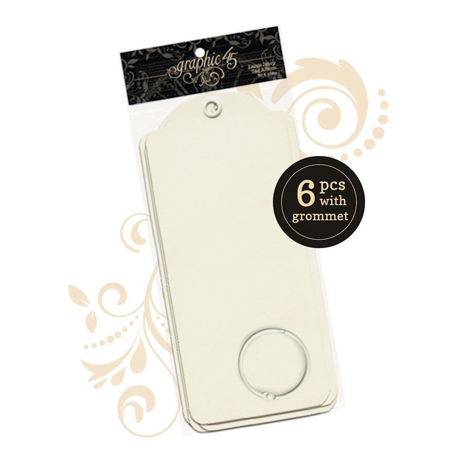 LARGE IVORY TAG 6PC